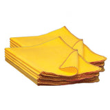 Buffalo Industries (60235) 13 x 24 100% Cotton Fully Hemmed Yellow Flannel Dust Cloths, Pack of 12, Won't Scratch Fine surfaces,
