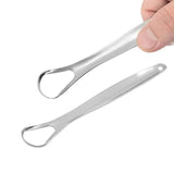 Ohos Stainless Steel Tongue Scraper Tongue Cleaners (1Pc With Metal Case)