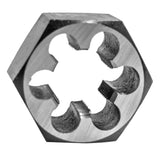 Century Drill & Tool, 98221, 114 NF, Hex Die, Precision Cut External Threads, High Carbon Alloy Steel