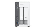 QNAP TS-216G-US - The Most Affordable 2-Bay 2.5GbE Desktop NAS, Equipped with ARM Cortex-A55 Quad-Core CPU, Built-in NPU and 4GB