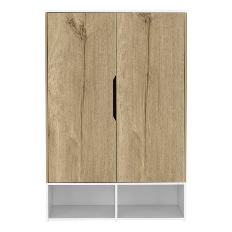 Rosie Armoire -Bedroom -Light Oak / White
