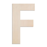MGTECH 17 Inch Large Wooden Letter F, 1/4 in Thick Big Wood Letter for Crafts and Wall Decor