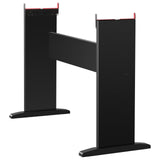 penypeal Adjustable Keyboard Stand Fit for Digital Piano Width from 8.4 to 12 Inches, Wooden Keyboard Stand Compatible for 76/88
