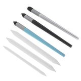 KOMBIUDA 6pcs Oil Pastel Blending Sponge Pen Set Soft Smearing Tool for Sketching Drawing and Art Supplies Portable Blending Stu
