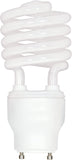 Satco S8206 23 Watt (100 Watt) 1600 Lumens Mini Spiral CFL Soft White 2700K GU24 Base Light Bulb