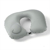 Valuevibes Inflatable U Shape Neck Pillow With Washable Cover Soft Portable Travel Cushion For Flight, Train, Car & Office Res