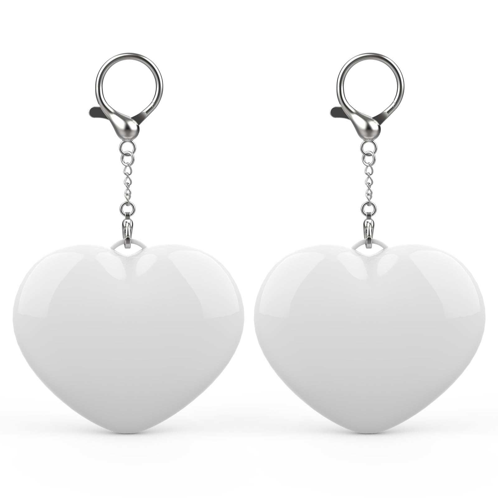 BELNISTORA 2Pcs Heart Purse Light, Handbag Light with Automatic Sensor, LED, Fashion, Hearts Pattern, 5cm x 6cm, 1.1 oz, 2 AA Ba