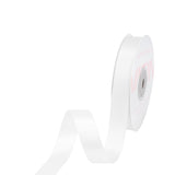 VATIN Double Face White Satin Ribbon 5/8 Continuous 25 Yards,White Polyester Fabric Ribbon use for Bows Bouquet, Gift Wrapping, 