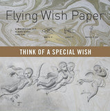 Flying Wish Paper THINK OF A SPECIAL WISH ANGELS with Marble Pattern 5 x 5 Mini Kits
