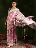 Libas Women'S Cotton Saree (16120_Lavender)