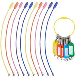 Evaluemart Pack Of 10 Pcs Chainsteel Wire Strong Toughness Cable Key Chain Stainless Steel Keychains Wire Keychains For Luggage 