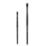 Fine Angled Eyeliner Brush Set - Ultra thin Eye Liner & Eyebrow Brush - Precision Point Eye Brow Makeup Brushes Sets for Smooth 