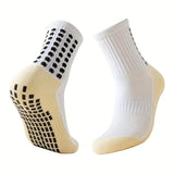 Vaisag House Premium AntiSlip Grip Socks For Barre, Pilates & Studio Cushioned Breathable Crew Socks For Men & Women