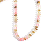 5x8mm Natural Rondelle Stone Beads Watermelon Tourmaline Semi Precious Abacus Beads Handmake Gemstone for Jewerly Making DIY Bra