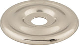 Top Knobs TK890PN Top Knobs TK890 Devon 1-3/8 Inch Cabinet Knob Backplate, Polished Nickel