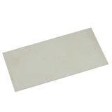JewelrySupply Nickel Silver Sheet 26 Gauge 6x3 for Jewelry Making Unpolished (Mill) Finish