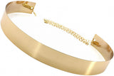 Cartshopper WomenS Waist Belt Shiny Polished Adjustable Metal Mirror Waist Belt With Chain Belt Adjustable Stylish To Waist Siz