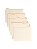 Smead Indexed File Folders, Monthly (JanDec), 1/5Cut Tab, Assorted Positions, Letter Size, Manila, 1 Set of 12 (11765)