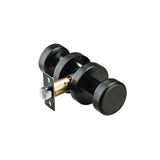 NCSEN Black Interior Door Knob with Push Lock, Privacy Door Knobs Door Handles for Bath and Bed, Heavy Duty Door Knob with Lock