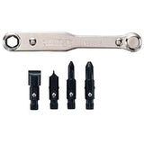 General Tools 8071 FivePiece Ratchet Offset Screwdriver Set