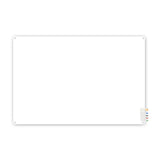 Ghent HMYRN23FR 2x3 Harmony Frosted Glass Board Radius Corners 4 Markers and Eraser
