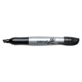 BIC GPMM11BK Intensity Chisel Tip Permanent Marker, Tuxedo Black, Dozen