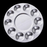 TRENDIVIBE 10 Wells Aluminium Paint Palette the Artists Palette DIY Art Painting Craft