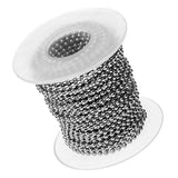 ATORSE 2x10 Yard/Roll Stainless Steel Ball Bead Chains for DIY Jewelry Findings 1.5mm
