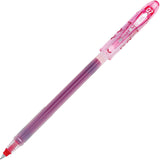 Pilot Corporation 14003 Rollerball Gel Pen,.7mm,Nonrefillable,Clear Barrel,Red Ink