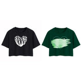 Toplot Tops For Women || Western Tops For Woman Stylish || Crop T-Shirt Western Pack Of 2 (Combo-Top-5256-Blk-Olv-M),Black-Olive,,B0F6NMVJ39