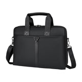 Heavenglow Business Bag For Men Briefcase Notebook Bag Shoulder Bag For Business Travel Puleather Film Black|Backpacks Bags & Br