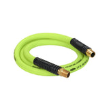 Flexzilla Swivel Whip Air Hose, 1/2 in. x 6 ft. (1/2 in. MNPT Swivel x 1/2 in. MNPT Ends), Heavy Duty, Lightweight, Hybrid, Zill