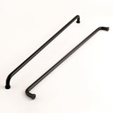 funifiti 5 Pack Extra Long Cabinet Door pulls Cupboard Wardrobe Drawer Handle Matte Black 16-3/8 Inch(416mm) Hole Center Simple 