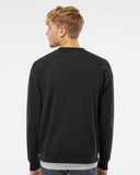 Independent Trading Co. Unisex Special Blend Raglan Sweatshirt - Black, M