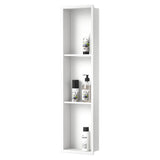 Bernkot Stainless Steel Shower Niche 8 36 with 3-Tier Shelve White No Tiled Needed Niche Shower for Bathroom Wall Recessed Show