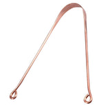 Bague Copper Tongue Cleaner For Kids & Adults | Ayurvedic Tongue Scraper For Bad Breath (Round) Pack Of 1