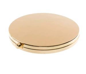 HREW MIHAGUTY Magnifying Compact Mirror for Purses with 2 x 1x Magnification, Folding Mini Pocket Double Sided Travel Makeup Mir