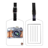 Nutcase Designer Luggage Travel Baggage Tags Single Tag With Name Card Inside Camera