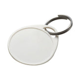 Lucky Line Round LabelIt Tag with Ring One Hole, 25 Pack, White (28329)
