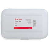 Staples Snap Plastic Case, Clear (22859)