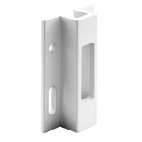 PrimeLine E 2124 Extruded Aluminum Sliding Door Keeper for Hook Style Latch, White (Single Pack)
