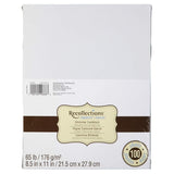 MICHAELS White Gold 8.5; x 11; Shimmer Cardstock Paper by Recollections, 100 Sheets