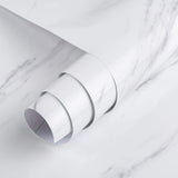 White Marble Contact Paper Textured Beige White Granite Wallpaper Peel Stick Countertop Contact Paper Removable Waterproof Adhes