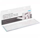 Wedi Premium Recessed Prefabricated Shower Niche Glass Shelf, 11 7/8 x 3 1/2 (30.16 cm x 8.89 cm), Accessory for Use in Showers,
