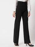 Kotty Regular Fit Women Black Trousers