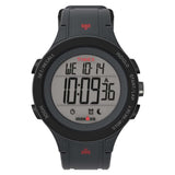 Timex Mens Ironman Triathlon T200 42mm Watch - Gray Case Positive Display with Gray Silicone Strap