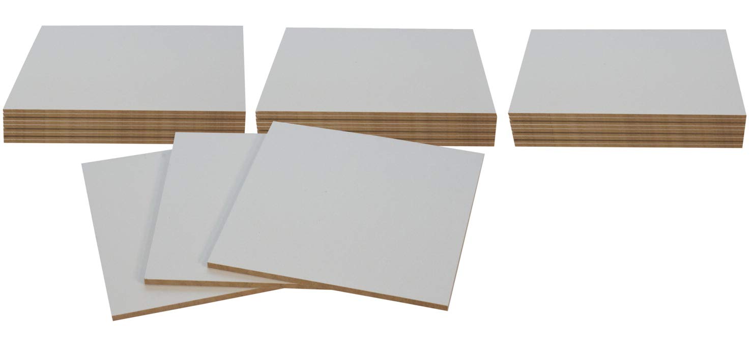 Masterpiece Artist Canvas Alcohol Ink Art Panel , 4 X 4 Inches, Pack Of 30