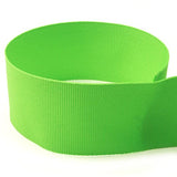 USA | American Made 3/8 Lime Green Solid Grosgrain Ribbon - 20 Yards - (Multiple Widths & Yardages Available)