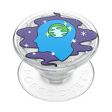 PopSockets Phone Grip with Expanding Kickstand, Adhesive Grip - Translucent Open Minded