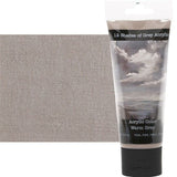 12 Shades Of Grey Acrylic Paint Colors Highly Pigmented Grey Colors for Painting & Crafts Warm Grey (75ml/2.5oz)